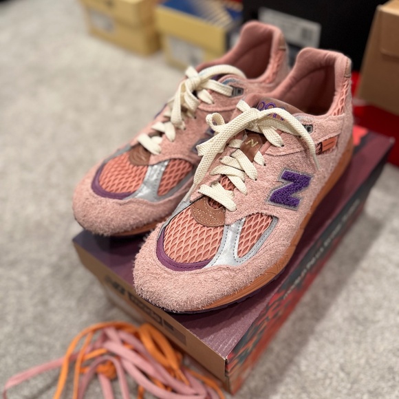 New Balance 990v2 Salehe Bembury Sand be the time mens shoes sz 10 - Picture 1 of 6